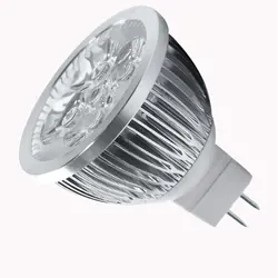 Промо-акция! 4 Вт Dimmable MR16 Светодиодный светильник/3200 K теплый белый Светодиодный прожектор/50 Вт эквивалент двухштырьковый GU5.3 база/330 люмен 60