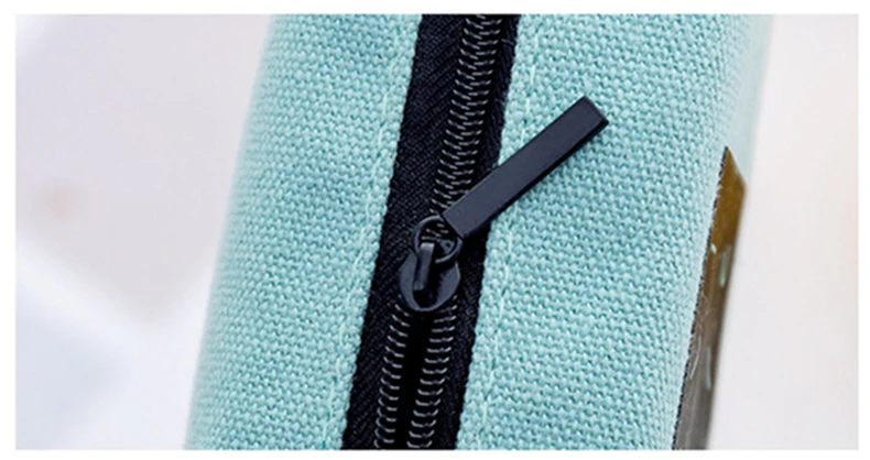Large Capacity Canvas Pencil school Pencil Cases Bags Creative Cute Pen Box Pouch Case Office School Stationary Supplies