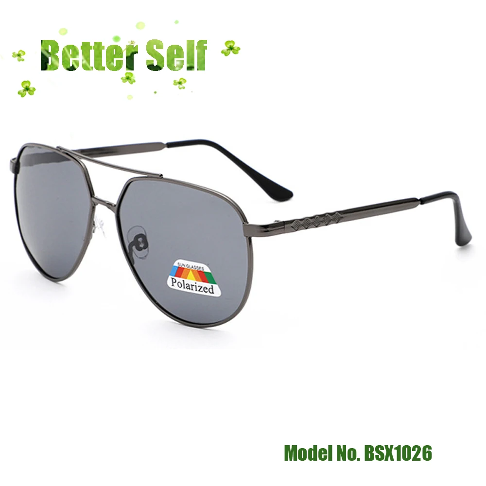 

2020 NEW BSX1026 Better Self Pilot Driver Eyewear UV400 Polarized Sunglasses Anti Glare Fashion Driving Glasses Metal Spectacles