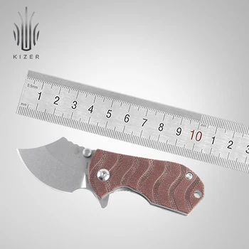 

Kizer mini pocket knife KI2521A2 Flip Shank 2020 new small knife titanium knife edc tools