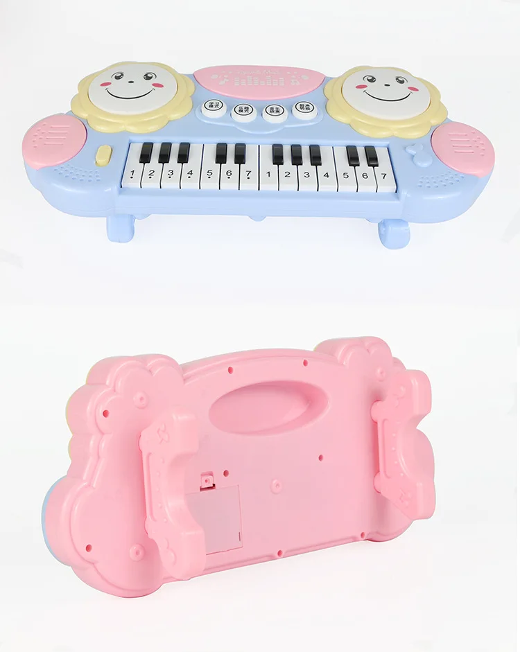 Zhi en bao CHILDREN'S Electronic Keyboard Baby Music Hand Drum Infants Early Childhood Educational Music Drum Toy