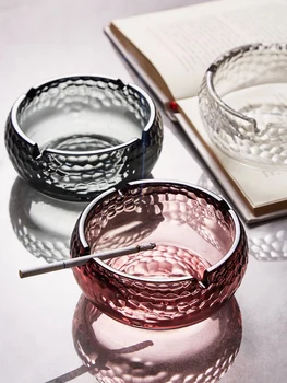 

Glass Ashtray Fashion Home Desktop Arrangements home decoration accessories for living room crystal gifts souvenirs