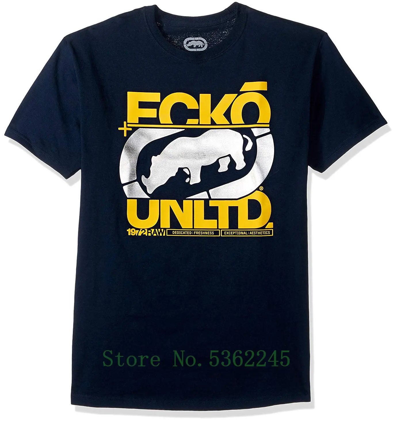 Ecko Unltd. Men's In The Cut Tee Shirt 100% Cotton Tops Short Sleeve O-Neck Shirts Adults Casual |