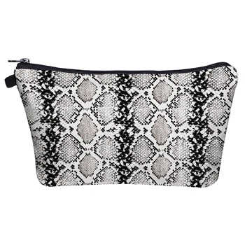 

Makeup bag Serpentine Print Cosmetic Bag Organizer Bag Women Multifunction Beauty Bag