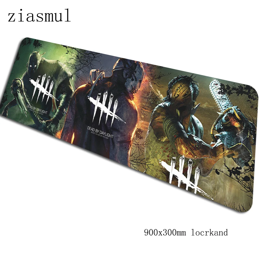 Dead by daylight padmouse 900x300x3 мм игровой коврик для мыши профессиональный коврик для мыши геймер стол эстетический коврик notbook mousemate - Цвет: Size 900x300x3mm
