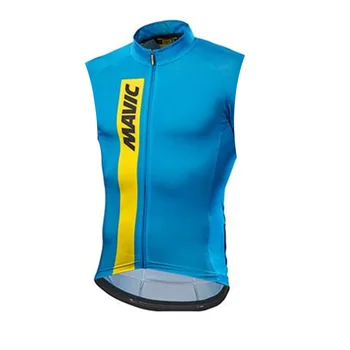

Pro Cycling Jersey Sleeveless Men's Bicycle Bike Wear Quick-Dry Clothes T-Shirt Bike Wear Summer Jersey 2020 MAVIC