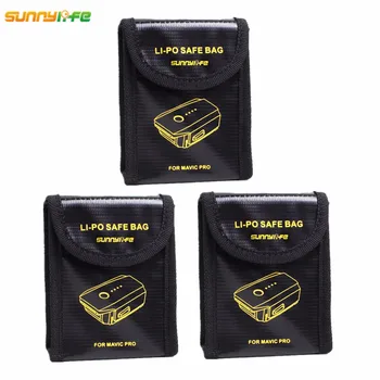 

3pcs for DJI Mavic PRO Lipo Battery Explosion-proof Safe Bag for DJI Mavic Pro Battery Fireproof Storage Box Protection Case