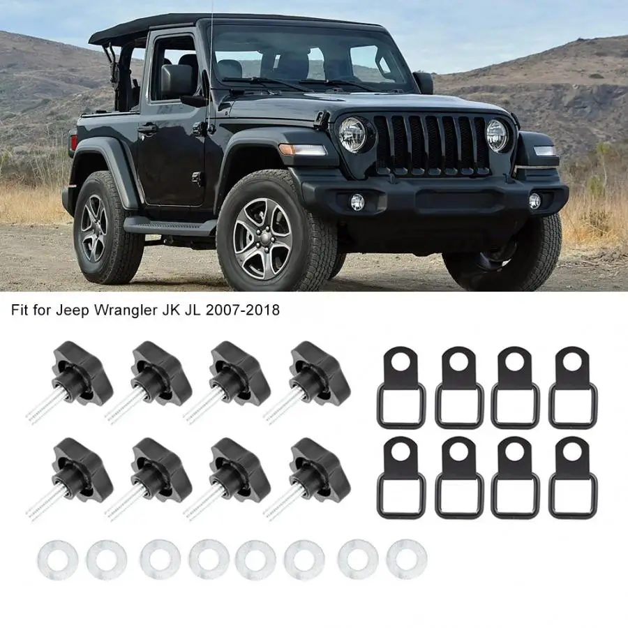 Винт на крышу автомобиля тяга комплект пряжки аксессуары Подходит для Jeep Wrangler JK JL 2007- 2 двери