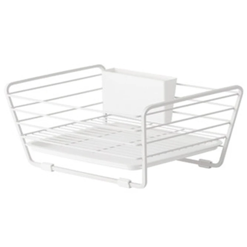 

Iron Dish Drain Shelf Kitchen Dish Plate Drying Storage Rack Chopsticks Tableware Organizer Finishing Storage Rack