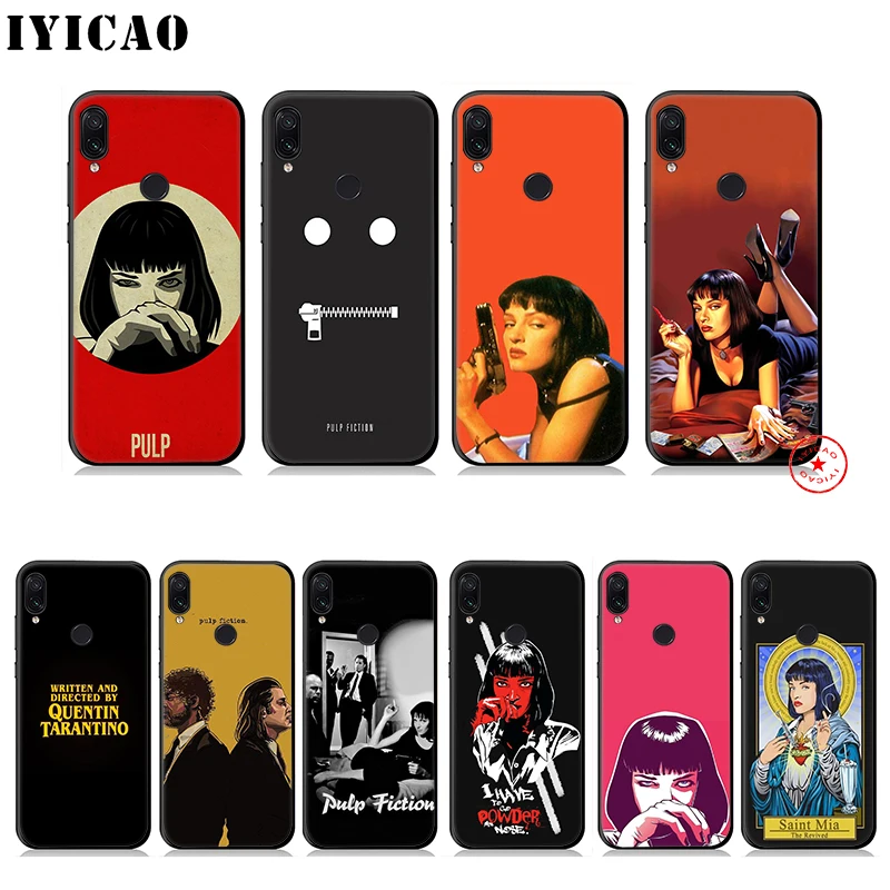 IYICAO Pulp Fiction мягкий чехол для Xiaomi Redmi Note 8 7 6 5 Pro 5A 4X силиконовая задняя крышка |