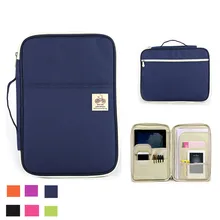 A4 File Folder Document Organizer Padfolio Multifunction Case for Ipad Bag Office Filing Briefcase Products Storage Stationery