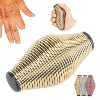 

Spring Hand Grip Strengthener Hand Therapy Elastic Finger Power Muscle Grip Training Device Casual Play Palm Spring Ball