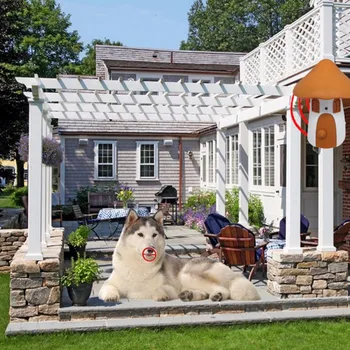 

Dog Repeller Ultrasonic Anti Dog Bark Control Device Outdoor Repeller Anti Barking Dog Training Device Pet Supplies