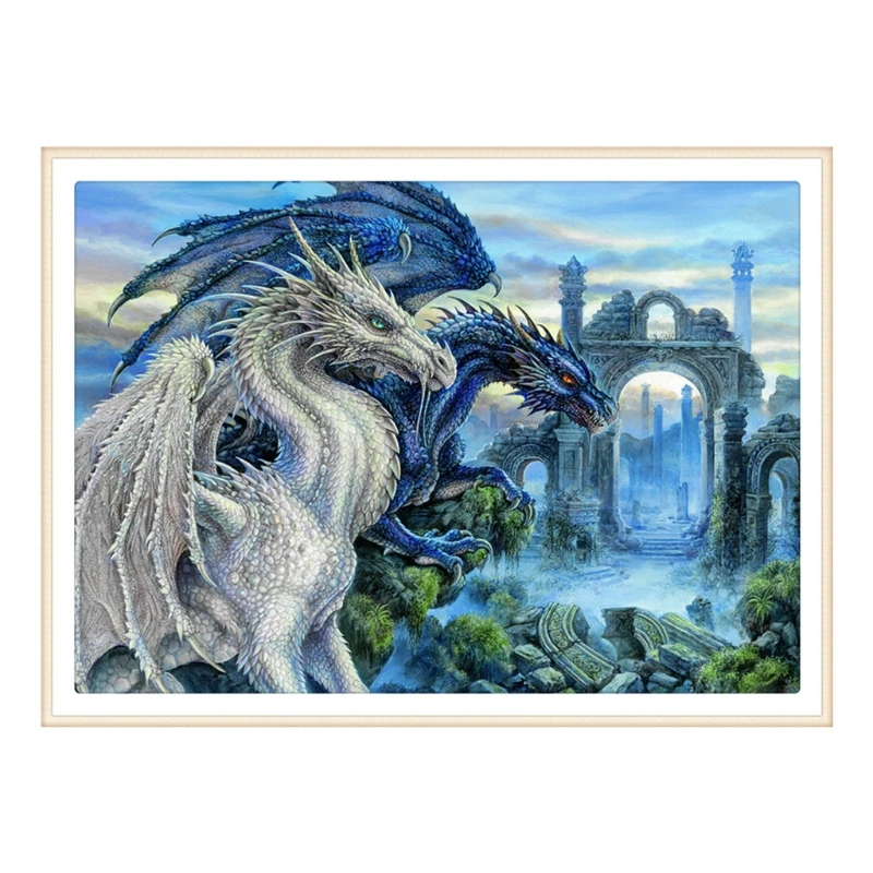 

Dragon 5D Diamond Embroidery Painting DIY Painting Cross Stitch Home Decor Kit 85WC