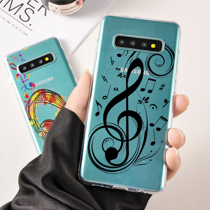 

Funny High Quality Note Music Guitar colorful TPU Phone Case Cover for SamsungJ3 J5 J7 2016 2017 Prime J6 J8 J330 J530 J730