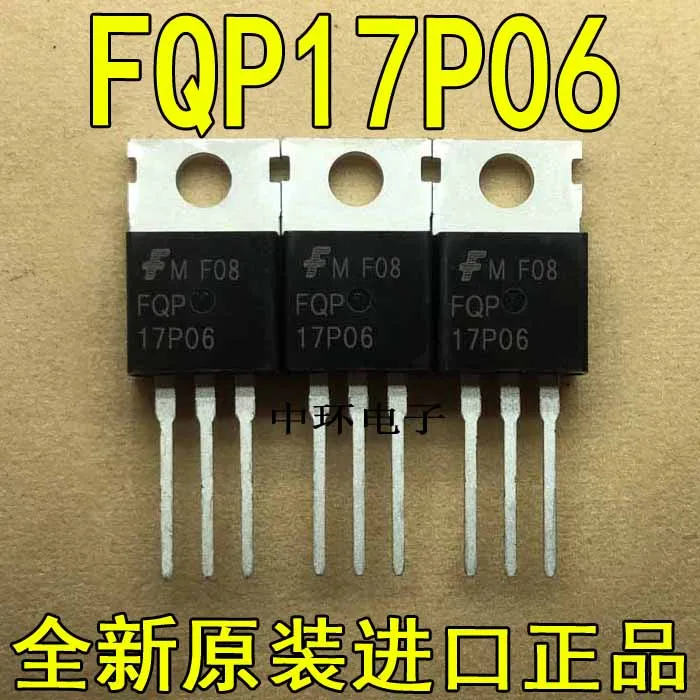 5 шт./лот FQP17P06-220 полевых транзисторов-17A-60V/5 шт./лот