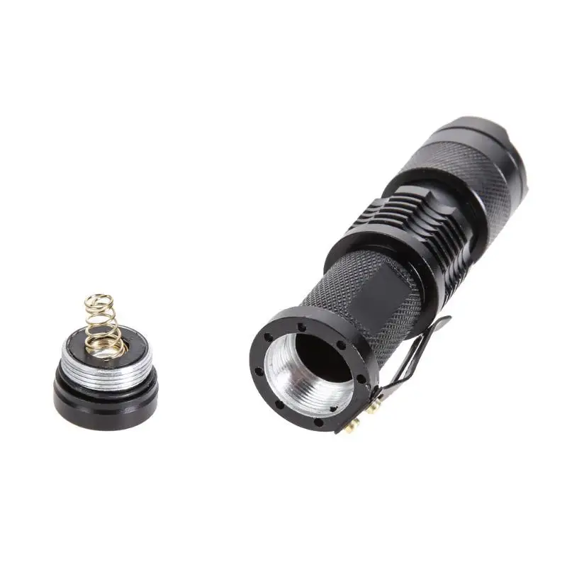 Mini Zoom Focus Portable 365nm UV LED Flashlight Blacklight Light Torch Blue Light Mini Professional Fluorescent Outdoor Light