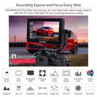 ⁦شاشة مونيتور FEELWORLD F6 PLUS لمسية بحجم 5.5 إينش مع 3D LUT ودقة FHD 1920x1080 وتدعم 4K HDMI⁩ - الصورة ⁦2⁩