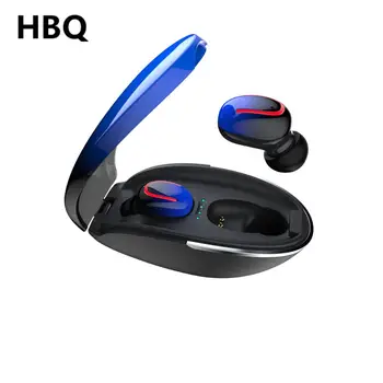 

TWS Wireless Headphones HBQ HD Stereo wireless Bluetooth 5.0 headphones Sports Waterproof TWS Long Standby Wireless Headphone