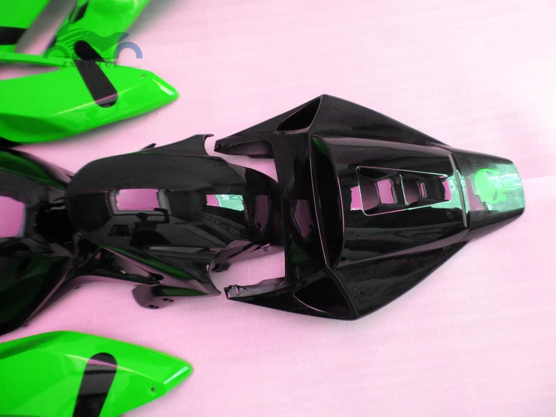 Пользовательский комплект обтекателя впрыска, пригодный для Honda CBR1000RR 2004 2005 CBR 1000RR 04 05 Зеленый Черный ABS обтекатель комплекты кузова KR37