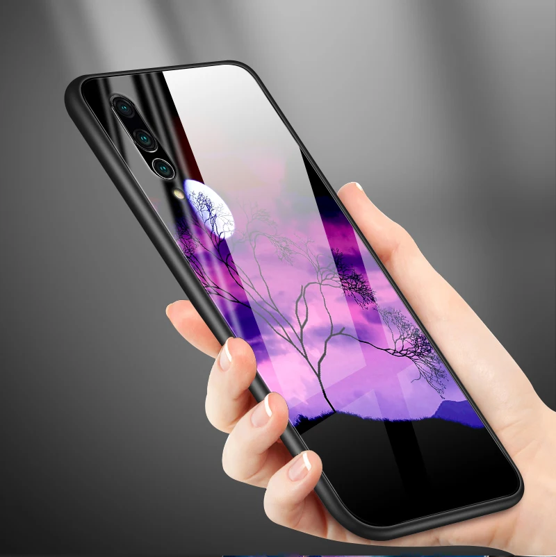 Модный Роскошный чехол для телефона huawei Enjoy 9s из закаленного стекла Mate20 Lite Pro Nova 2 3i 4 P Smart+ P20 P30 Honor Play Shell