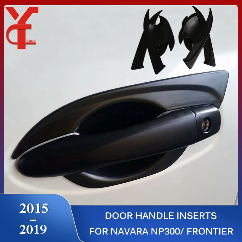 Door Handle Bowl Inserts For Nissan Navara Np300 2014 2015 2016 2017 2018 2019 2020 2021 Frontier Accessories YCSUNZ