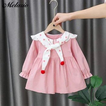 

Melario Baby Girls Dress Autumn Long Sleeve Children Clothing Girls Kids Princess Dresses Spring Newborn Dress 6-24M