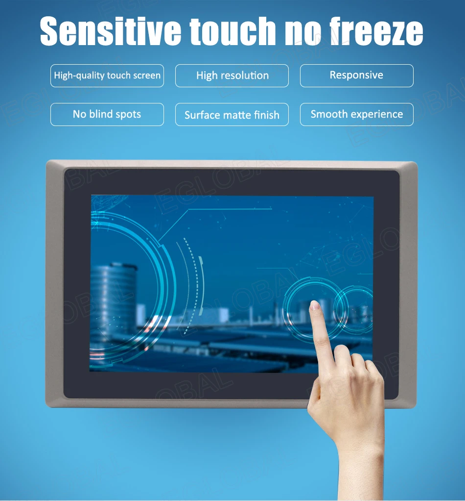 15'' Large Screen All-In-One Computer with Intel Core i5 6360U, Rugged Touch Screen Monitor, WES7 Operating System - Industrial Panel PC. Description Image.This Product Can Be Found With The Tag Names Barebone Mini PC, Computer Office, Screen