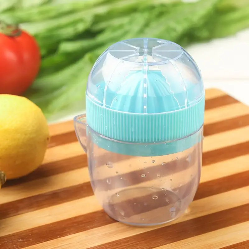 

Manual Mini Juice Maker Juicer Hand Press Juice Producer Lemon Orange Fruit Squeezer Plastic Portable Healthy Home Tools U1JE