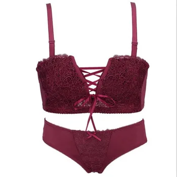 

Women Intimates Japanese Sexy Underwear Push Up Bra Red Underwea Lingerie Princess Straps Belt Lace Women Bra Set Lingerie