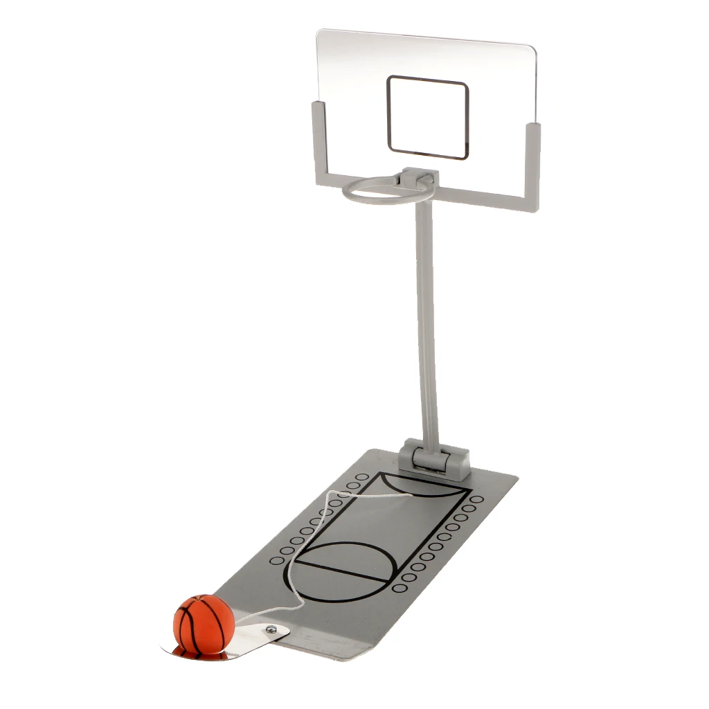 Metal Desk Top Foldable Miniature Basketball Game Children Toy Birthday Gifts