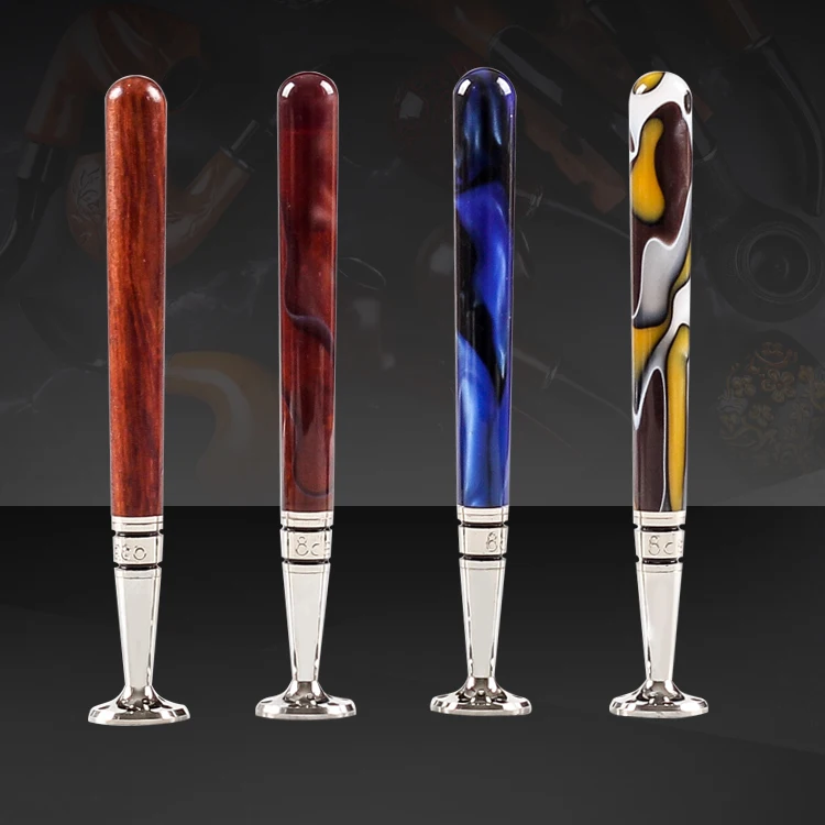 New Club Shape Authentic Smoking Pipe Tool 8deco Red wood Tobacco Pipe ...