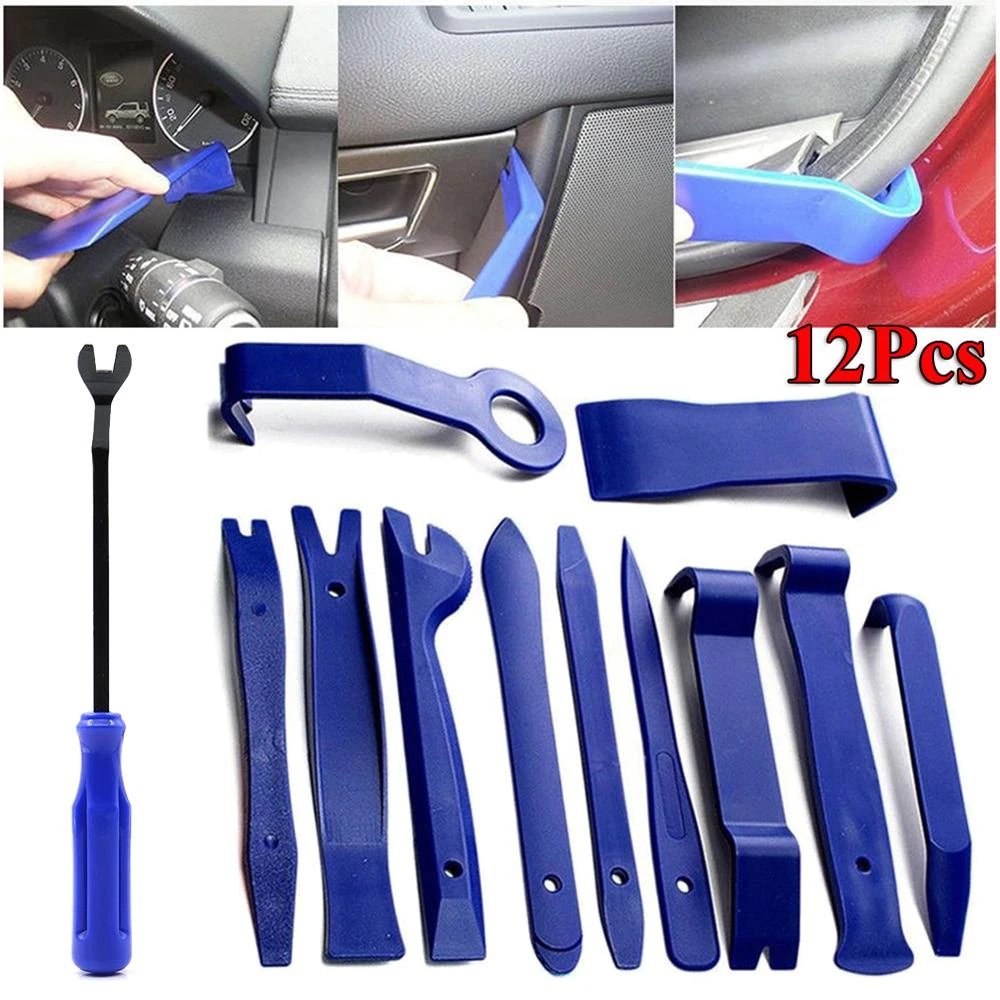 Car Trim Removal Tool Kit Set Door Panel Fastener Auto Dashboard Plastic Tools