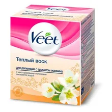Воск для депиляции теплый с ароматом жасмина Veet, 250 мл
