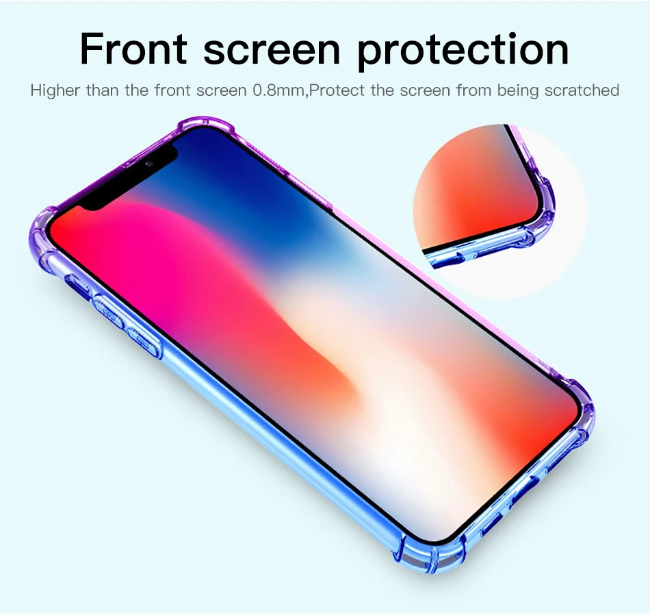 ACCEZZ роскошный противоударный силиконовый чехол для телефона для iPhone 11 Pro Max цветная прозрачная защитная задняя крышка чехол для телефона s Coque