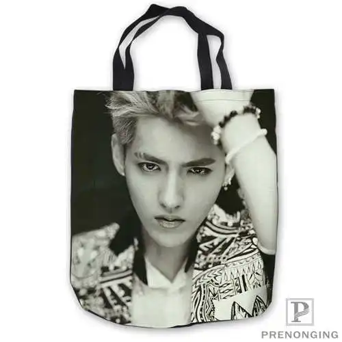 

Custom Canvas EXO ToteBags Hand Shopping Bag Casual Beach HandBag Casual 180713-06-6