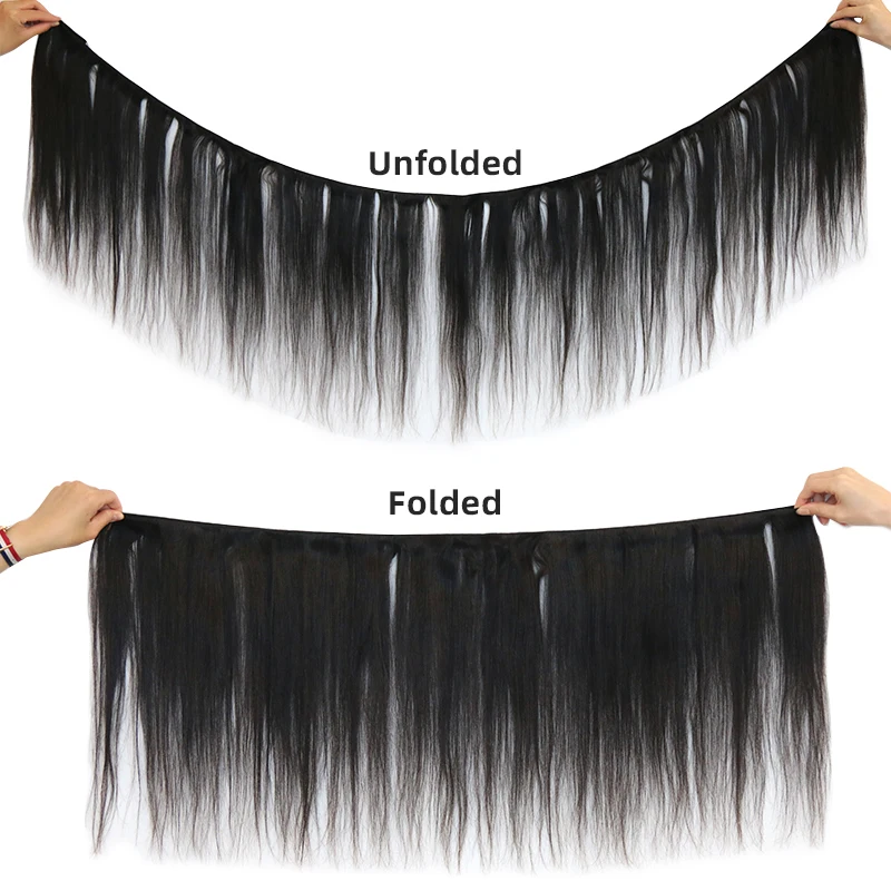 Ali Queen Hair Straight Brazilian Human Hair Weaves Bundles 1/3/4 Pcs Remy Bundles 10"- 36" 100% Human Extension Wig