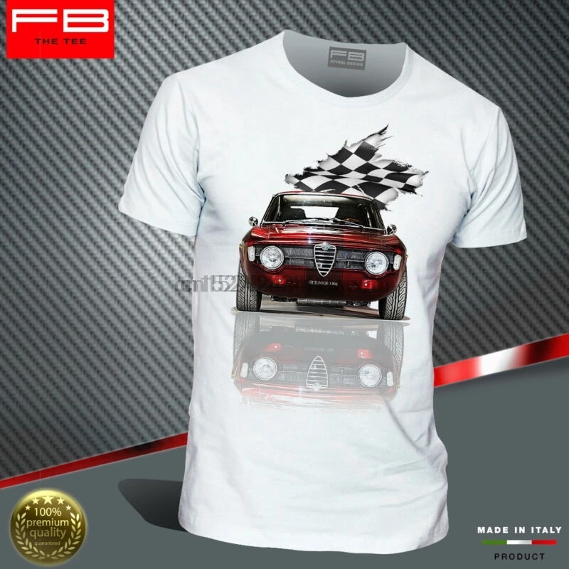 Футболка Uomo Alfa Romeo GT Junior 1300 Legend Scalino ралли история FB TEE | Мужская одежда