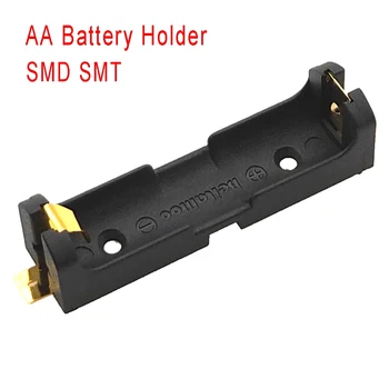 

1Pcs High Quality Gold Plated SMT SMD 1 AA Battery Holder Battery Box Battery Case