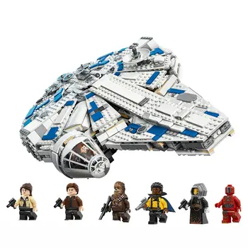 

Kessel Run Falcon Building Block With Action Figures Compatible Lepining Star Wars Sets Toys For Children 75212