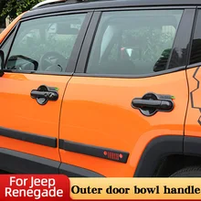 

Outer Door Bowl Handle Sticker For JEEP Renegad Decorated Patch Protector Cover Scratchproof Car Accessories