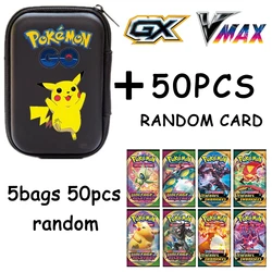 Boîte de rangement pour cartes Pokemon, étui rigide pour cartes de jeu Bikachu, porte livre pour cartes Pokemon Gx Mega capacité, porte cartes Album 