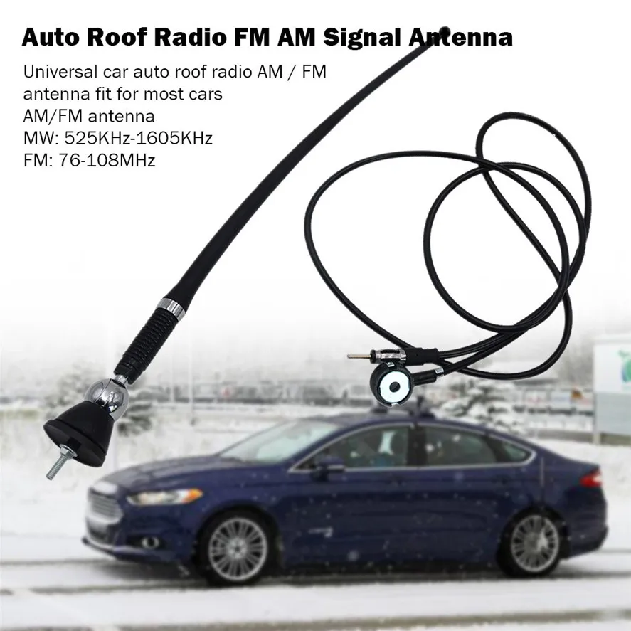 Новая Поворотная Универсальная автомобильная антенна 1 шт. Авто крыша крыло радио FM AM сигнальная антенна автомобильная антенна 0726#20