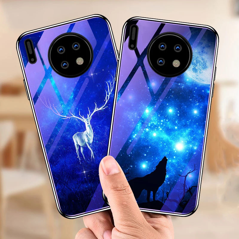 Чехол с гальваническим покрытием для Huawei Mate 30 Pro P30 Lite Nova 4e 4 чехол-бампер из