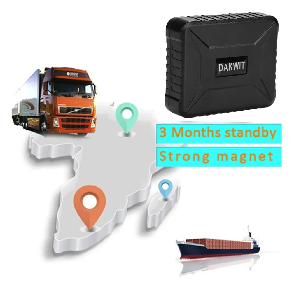 Автомобильный gps локатор точный gps трекер будильник позиционирование GSM/GPRS Черный Водонепроницаемый