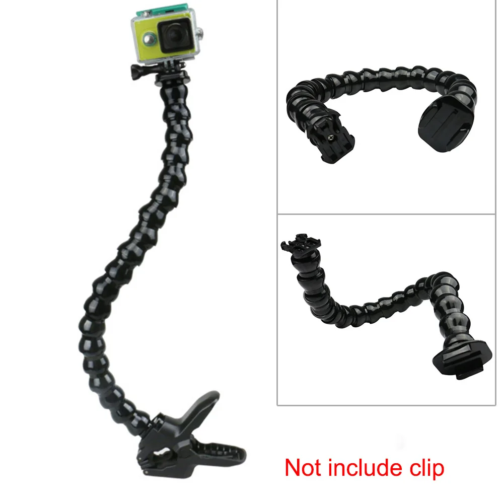 45 см Adjustable19 шарнирные челюсти мини камера штатив зажим Крепление изогнутая гусиная шея для GoPro Hero5 4 3 2 1 SJCAM/XIAOMIYI камера