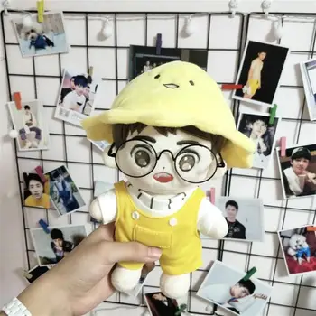 

[MYKPOP]KPOP Doll's Items: Hat+Sweater+Bib Overall 3pcs Set for 20cm Dolls (without doll) KPOP Fans Collection SA19112103