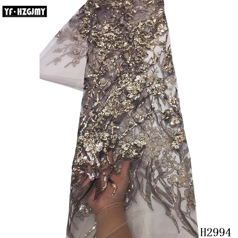 Нигерийское высококачественное кружево Высокое качество Французский Тюль Кружева пайетки кружево Роскошная вышивка тюль кружевная ткань женское платье A2994