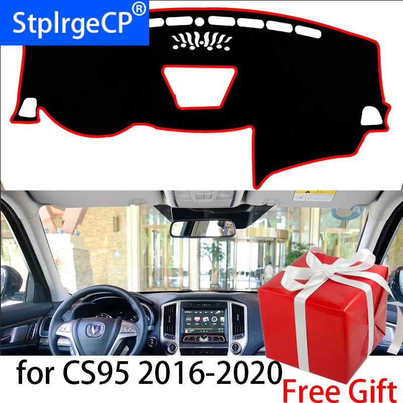 

for changan CS95 2016 2017 2018 dashboard mat Protective pad Shade Cushion Pad interior sticker car styling accessories