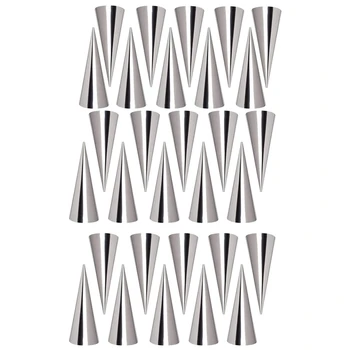 

Cream Horn Shapers Cream Forms Baking Forms Mould Set Conical Tube Cone Roll Moulds Spiral Croissants Molds Bread Mold